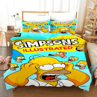 Housse de Couette Les Simpsons Illustration